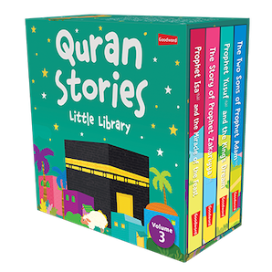 Quran Stories - Little Library - Vol.3  (4 Board Books Set)