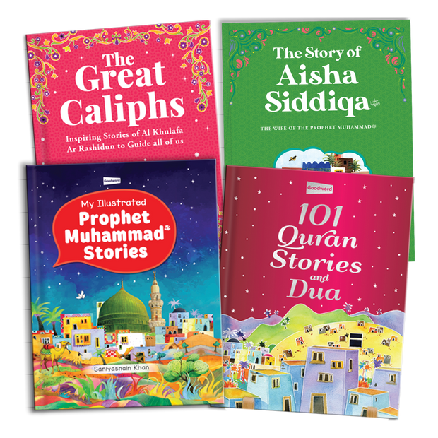 Goodword Islamic Storybook Collection Gift Bundle (4-in-1 Set)	English